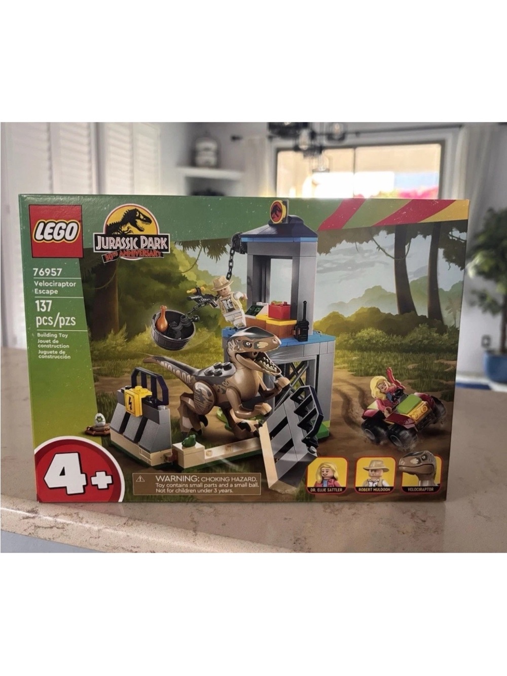 Lego Jurassic Park Velociraptor Escape #76957 Retired Sealed New